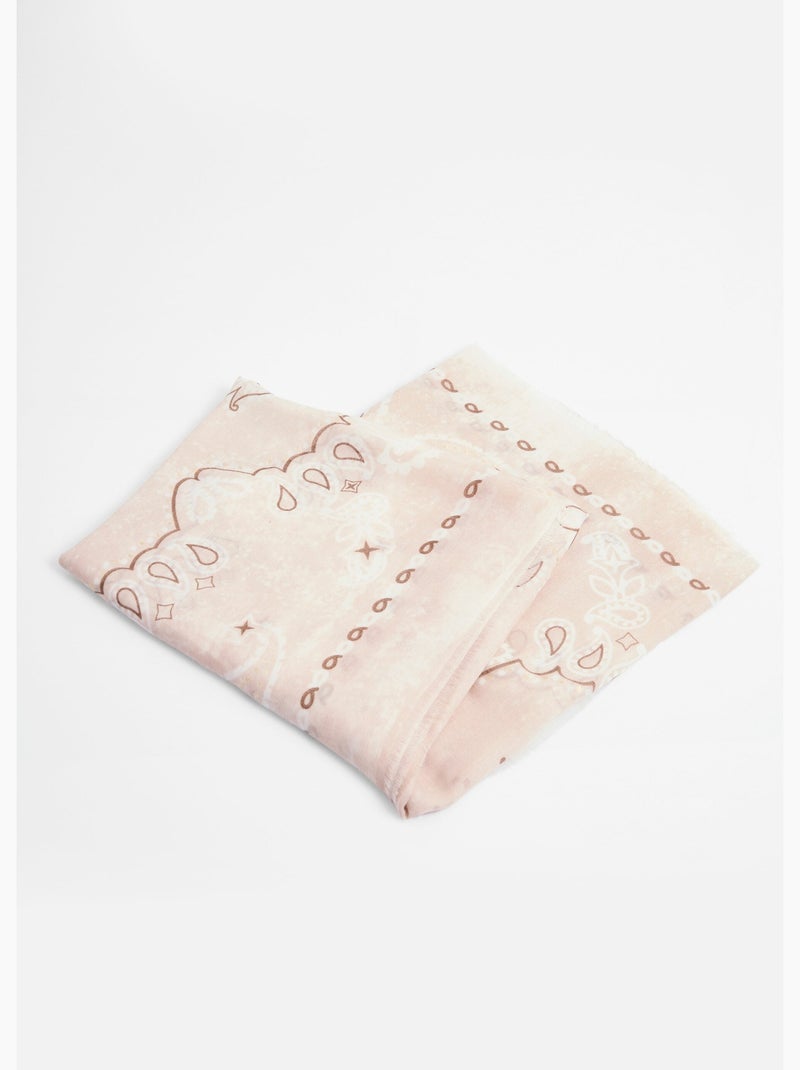 Bufanda estilo bandana con detalles metálicos - AFIBEL Beige - Kiabi
