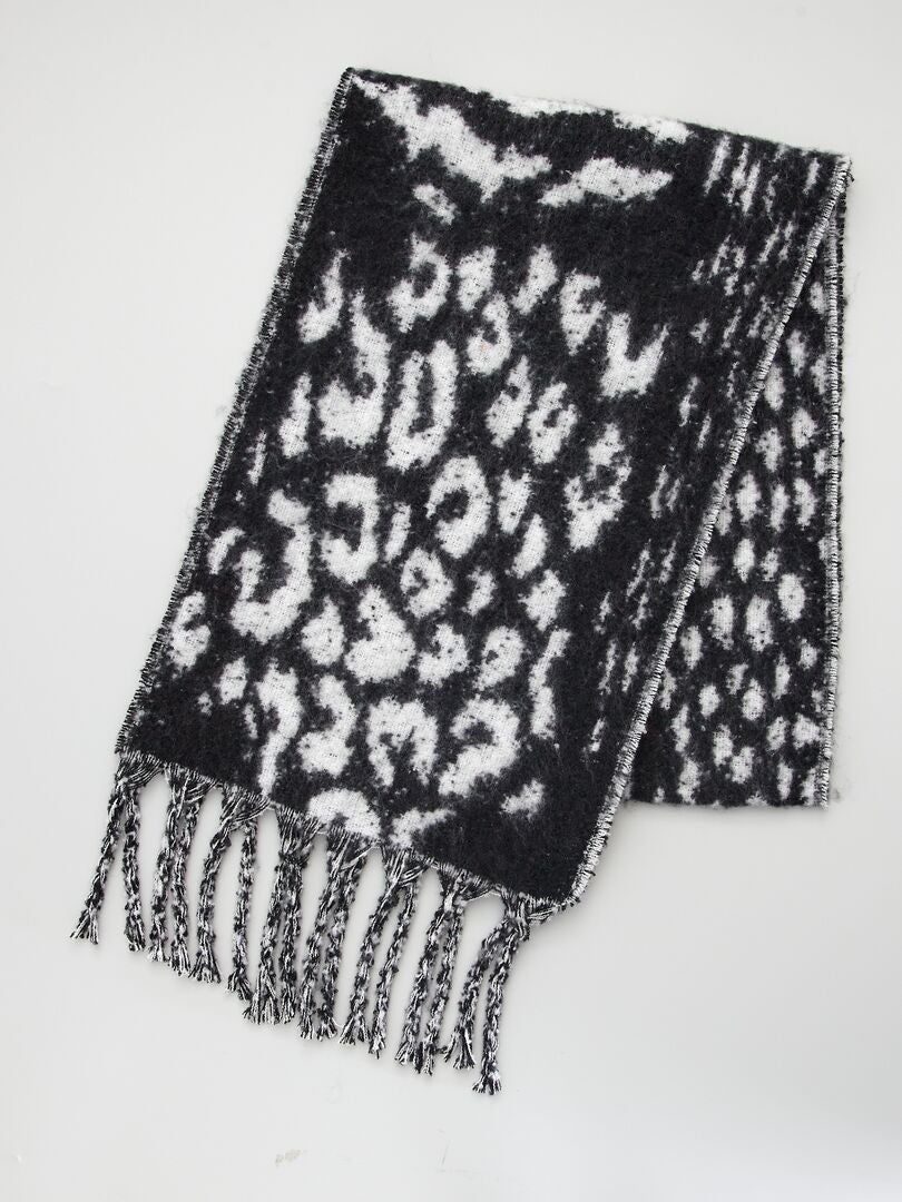 Bufanda Estampado Leopardo Para Mujer - Gasa Ligera Y Suave, Tamaño 180x90 Cm, Ideal Como Pareo, Chal O Pañuelo
