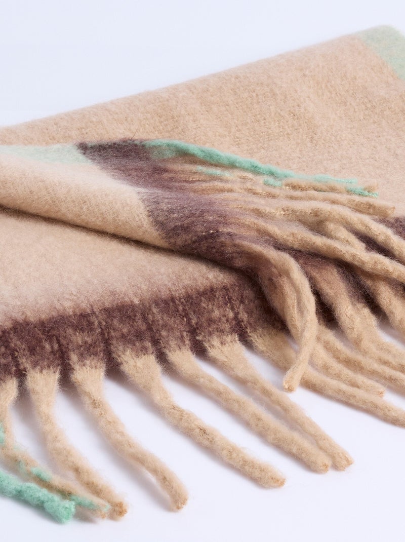 bufanda larga y elegante multicolor - AFIBEL Beige - Kiabi