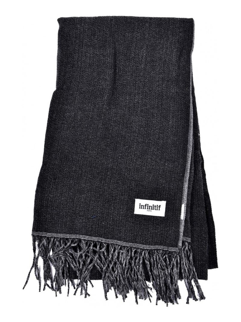 Bufanda Mujer INFINITIF 60X180CM Gris antracita - Kiabi