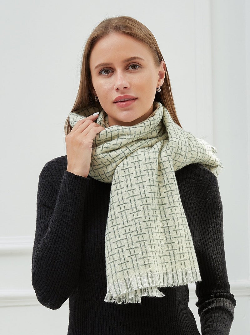 Bufanda serana alberto cabale Blanco - Kiabi