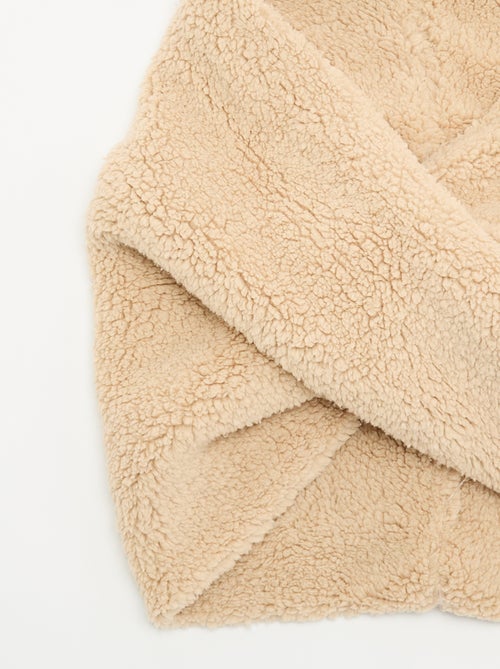 Bufanda snood efecto borreguito - Kiabi