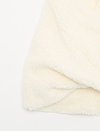 Bufanda snood efecto borreguito