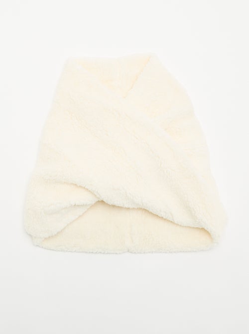 Bufanda snood efecto borreguito - Kiabi