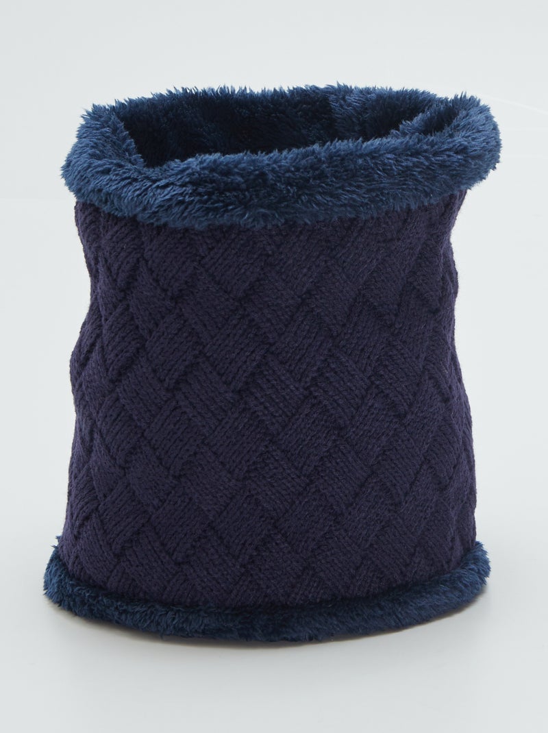 Bufanda tipo braga polar AZUL - Kiabi