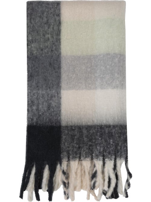 Bufanda tipo plaid, ultra suave, cálido, muy cómodo mujer isotoner - Kiabi Bufanda tipo plaid, ultra suave, cálido, muy cómodo mujer isotoner - Kiabi