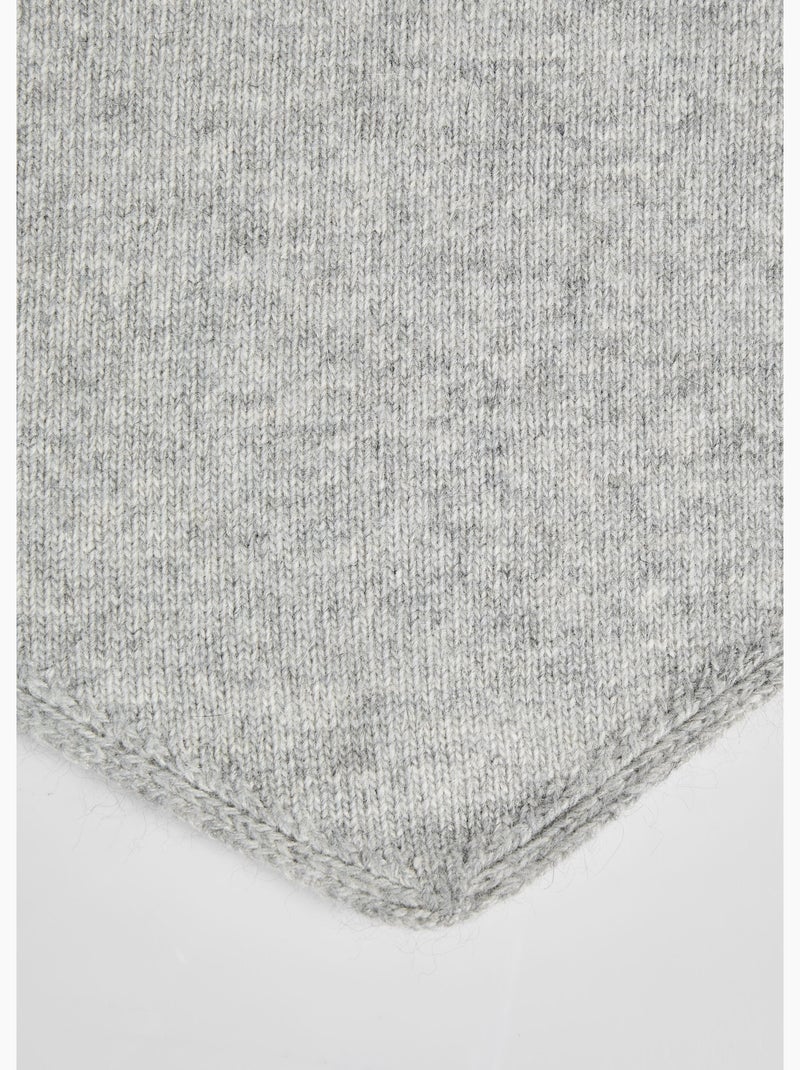 Bufanda triangular de lana y cachemira - afibel Gris claro - Kiabi