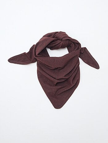 Bufanda triangular de malla