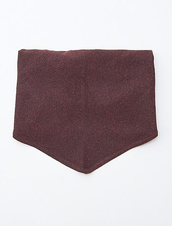 Bufanda triangular de malla