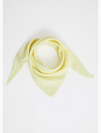 Bufanda triangular de rayas, con lana - AFIBEL