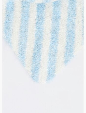 Bufanda triangular de rayas, con lana - AFIBEL