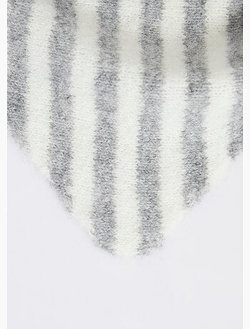 Bufanda triangular de rayas, con lana - AFIBEL