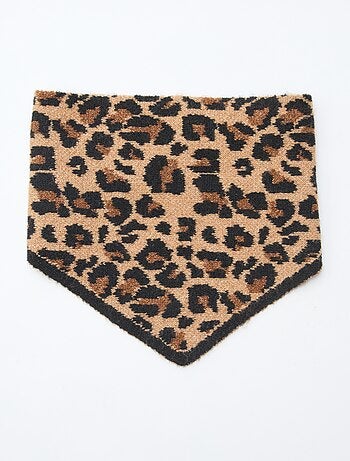 Bufanda triangular 'Leopardo'