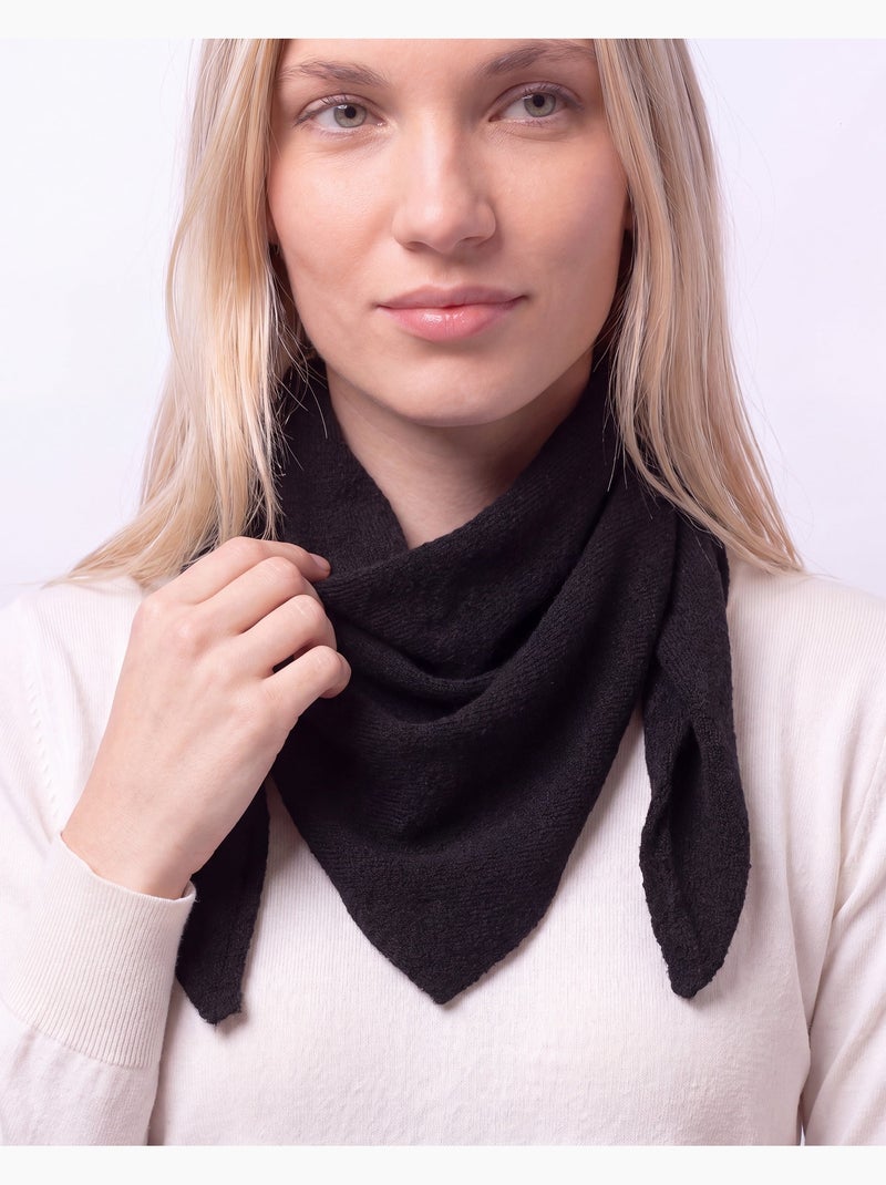 Bufanda ultra suave, cálida, muy cómoda, 125 x 49 cm mujer Negro - Kiabi