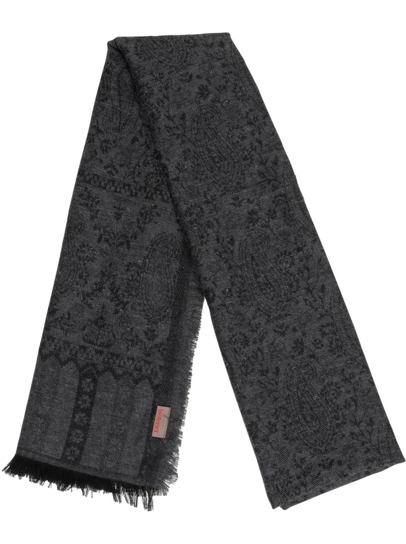 Bufanda ultra suave, cálida, muy cómoda, 50 x 200 cm adulto mixto isotoner Negro Gris antracita - Kiabi