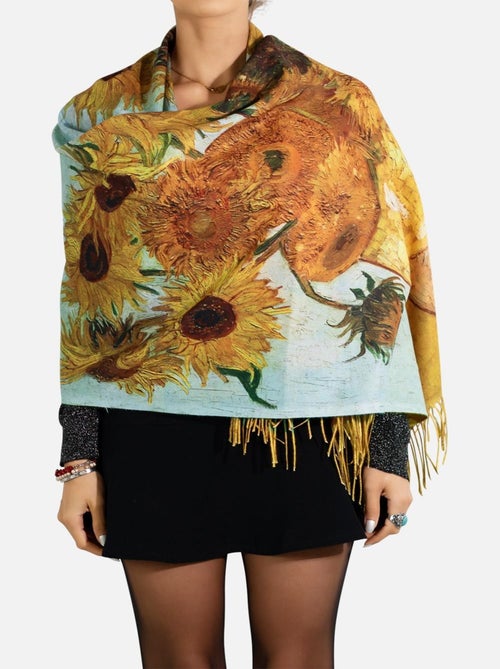 Bufanda Van Gogh "Girasol Kebello - Kiabi