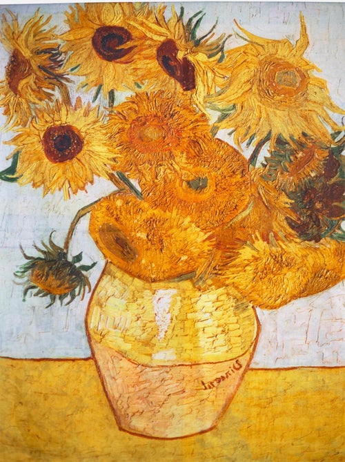 Bufanda Van Gogh "Girasol Kebello - Kiabi