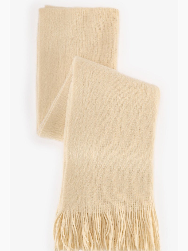 Bufanda warmy penti Crema - Kiabi
