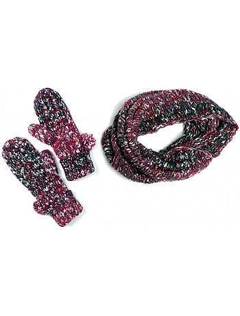 Bufanda y Manoplas Mujer Pack de 2