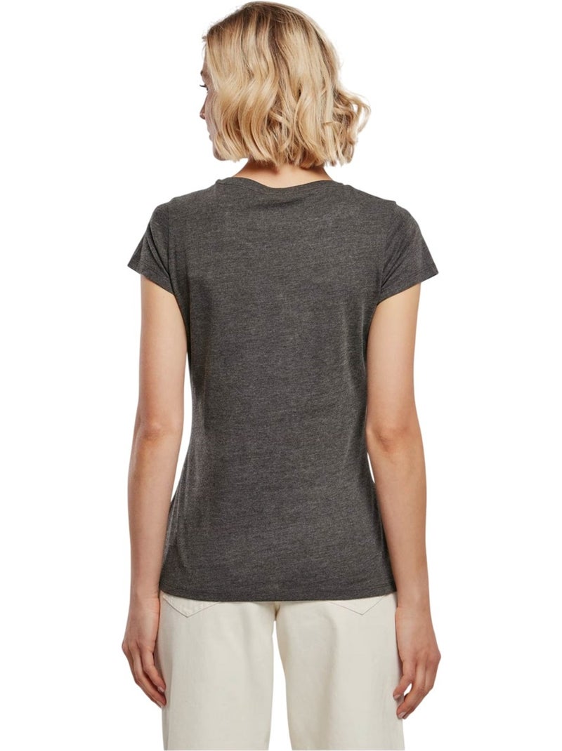 Build Your Brand - Camiseta Basic para Mujer Gris gris antracita - Kiabi