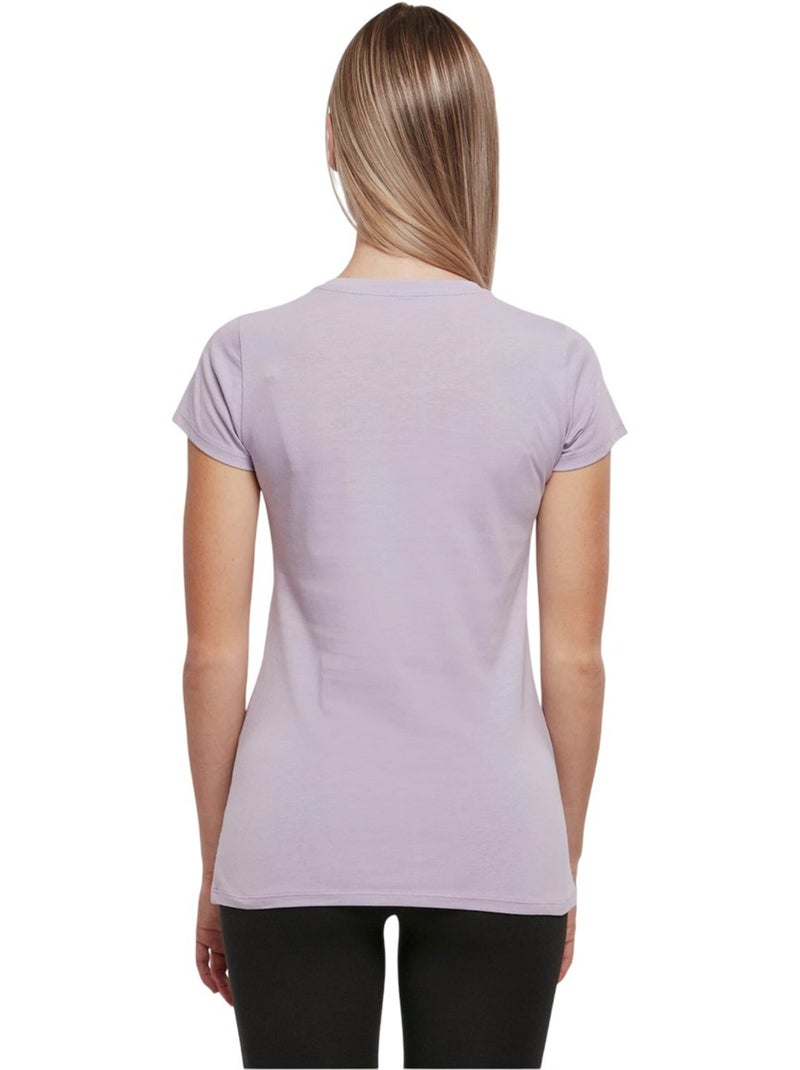 Build Your Brand - Camiseta Basic para Mujer Malva lila - Kiabi
