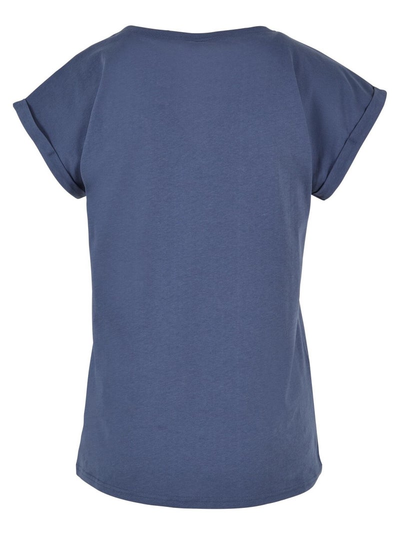 Build Your Brand - Camiseta de Algodón para Mujer Azul turquesa - Kiabi