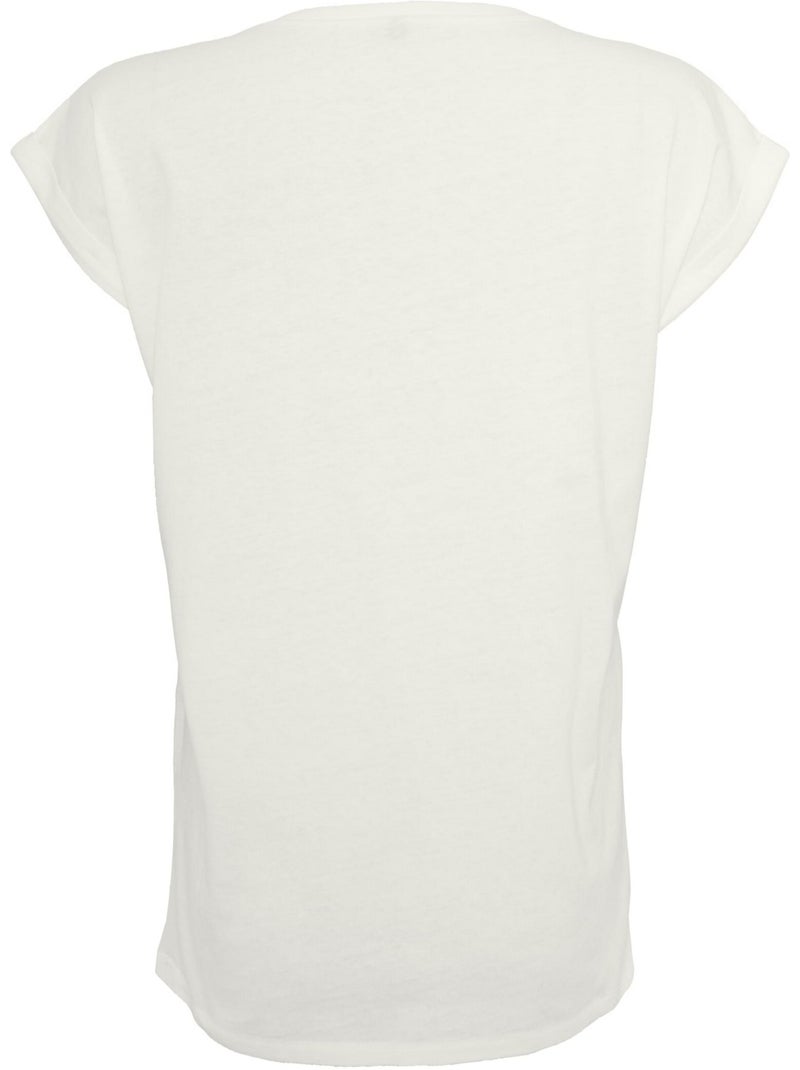 Build Your Brand - Camiseta de Algodón para Mujer Blanco nacarado - Kiabi
