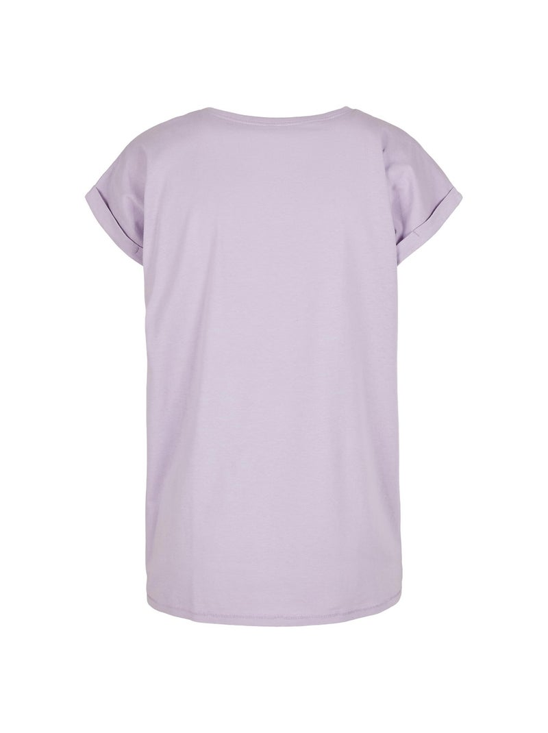 Build Your Brand - Camiseta de Algodón para Mujer Malva lila - Kiabi