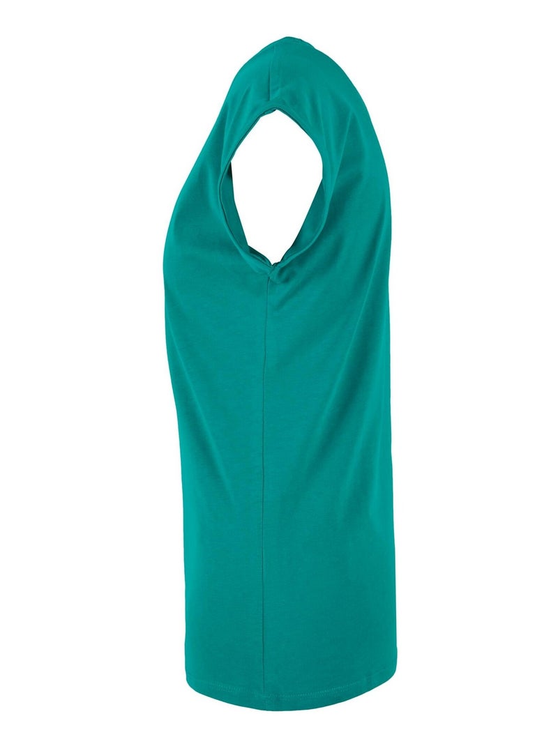 Build Your Brand - Camiseta de Algodón para Mujer Verde bosque - Kiabi