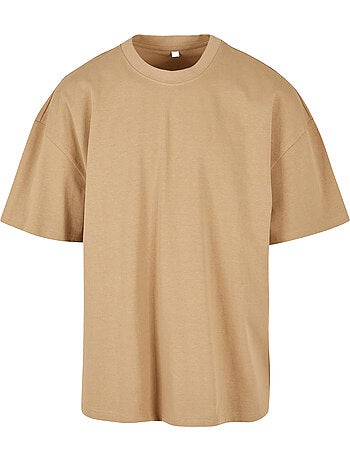 Build Your Brand - Camiseta de Algodón Pesado para Hombre