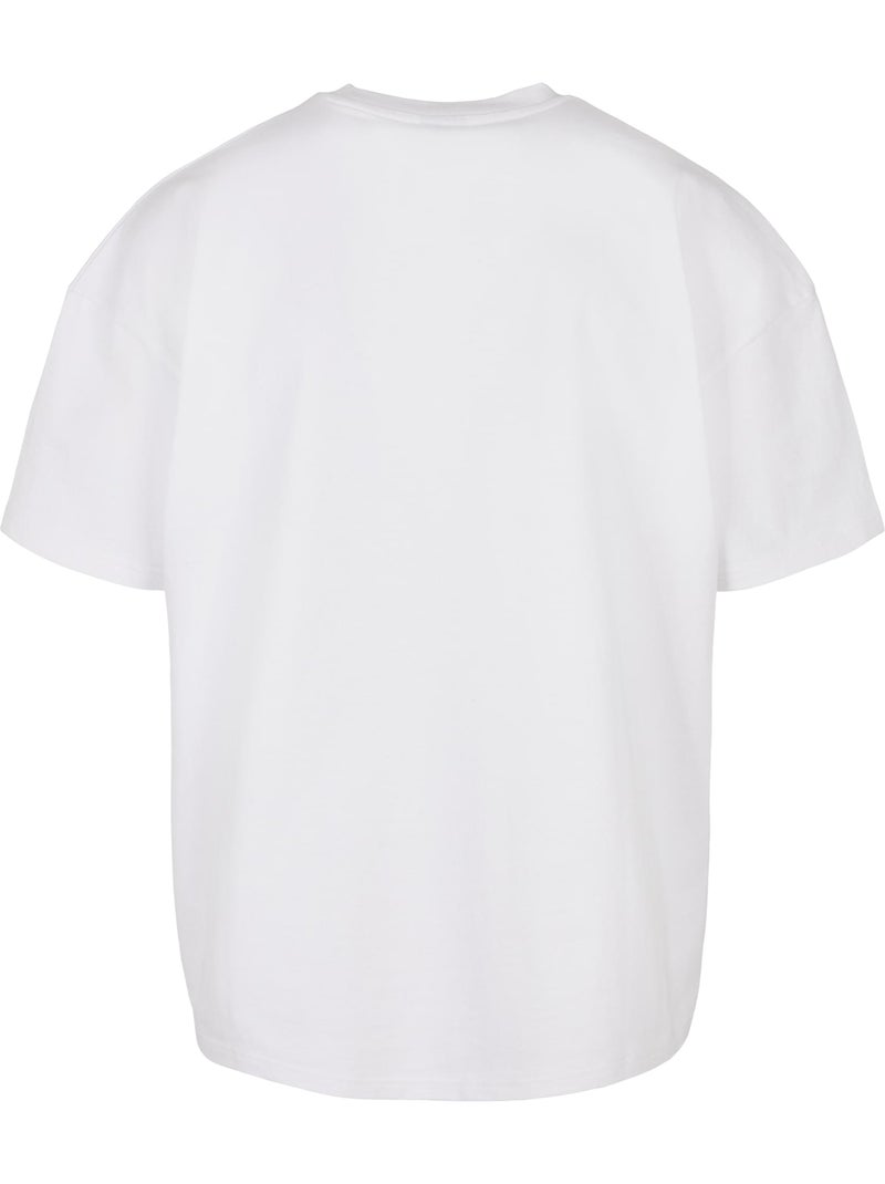 Build Your Brand - Camiseta de Algodón Pesado para Hombre Blanco - Kiabi