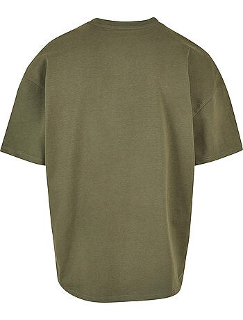 Build Your Brand - Camiseta de Algodón Pesado para Hombre