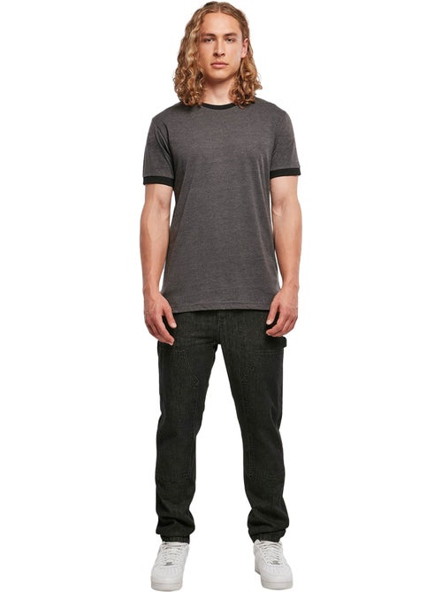 Build Your Brand - Camiseta Diseño Ringer para Hombre - Kiabi