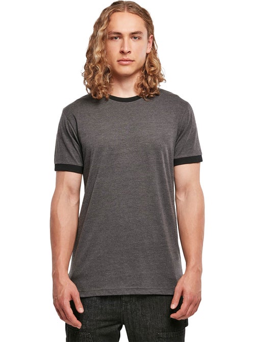 Build Your Brand - Camiseta Diseño Ringer para Hombre - Kiabi