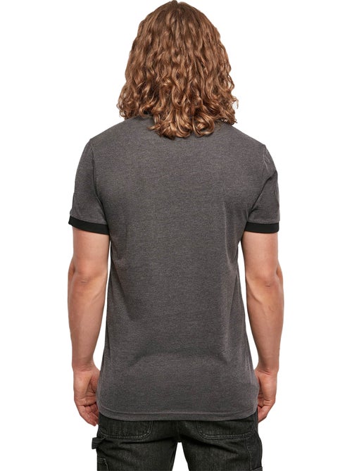 Build Your Brand - Camiseta Diseño Ringer para Hombre - Kiabi