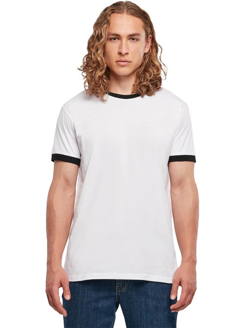 Build Your Brand - Camiseta Diseño Ringer para Hombre - Kiabi