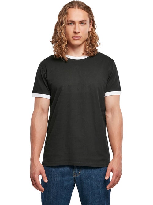 Build Your Brand - Camiseta Diseño Ringer para Hombre - Kiabi