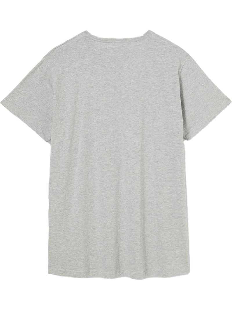 Build Your Brand - Camiseta para Hombre Gris jaspeado - Kiabi