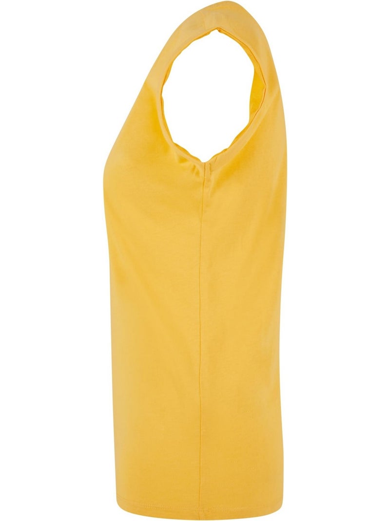 Build Your Brand - Camiseta para Mujer Amarillo - Kiabi