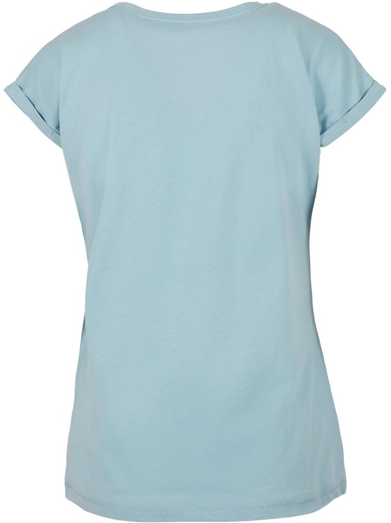 Build Your Brand - Camiseta para Mujer Azul mediterráneo - Kiabi