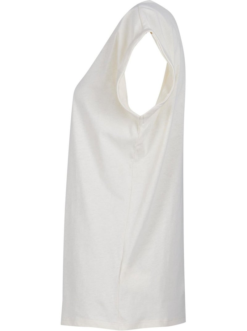Build Your Brand - Camiseta para Mujer Blanco nacarado - Kiabi