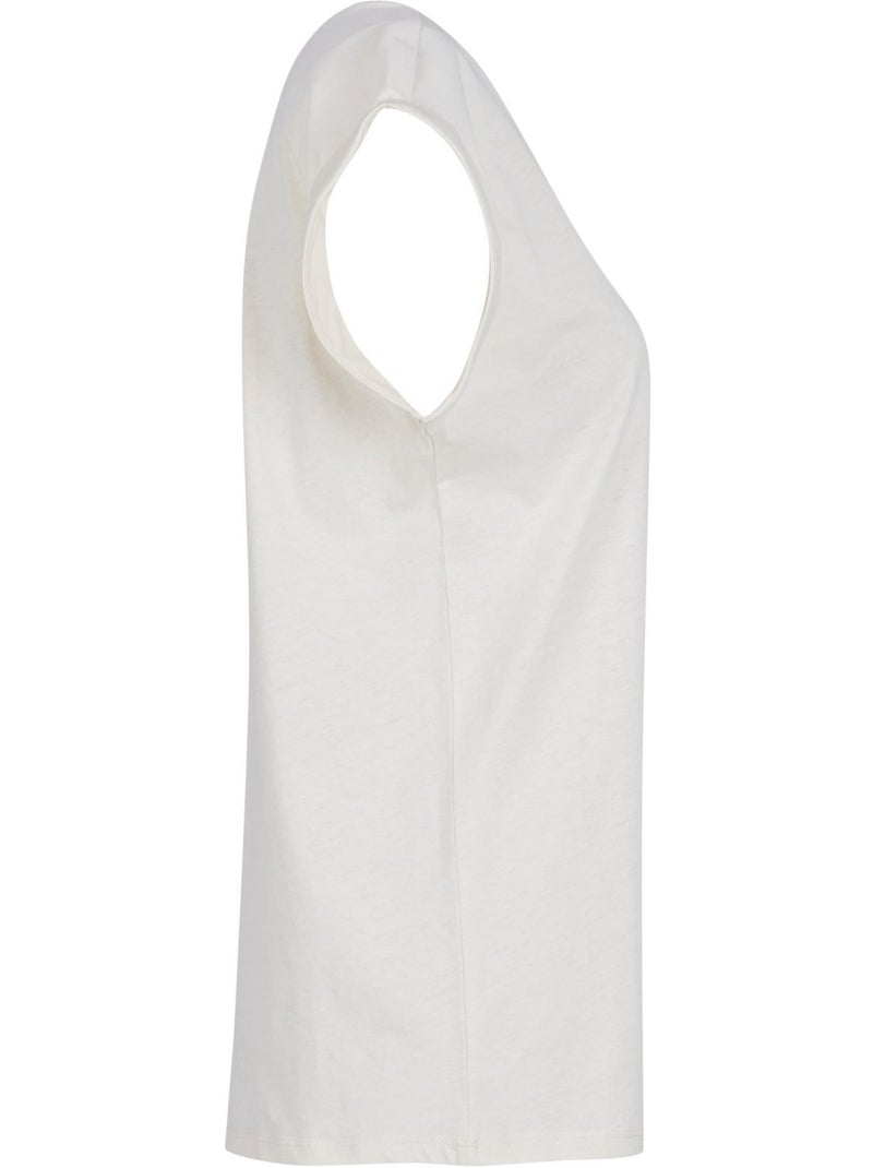 Build Your Brand - Camiseta para Mujer Blanco nacarado - Kiabi