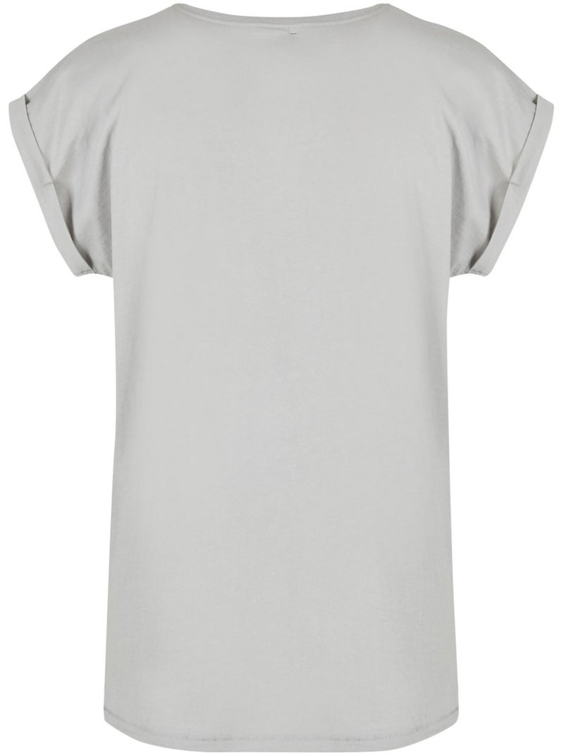 Build Your Brand - Camiseta para Mujer Gris medio - Kiabi