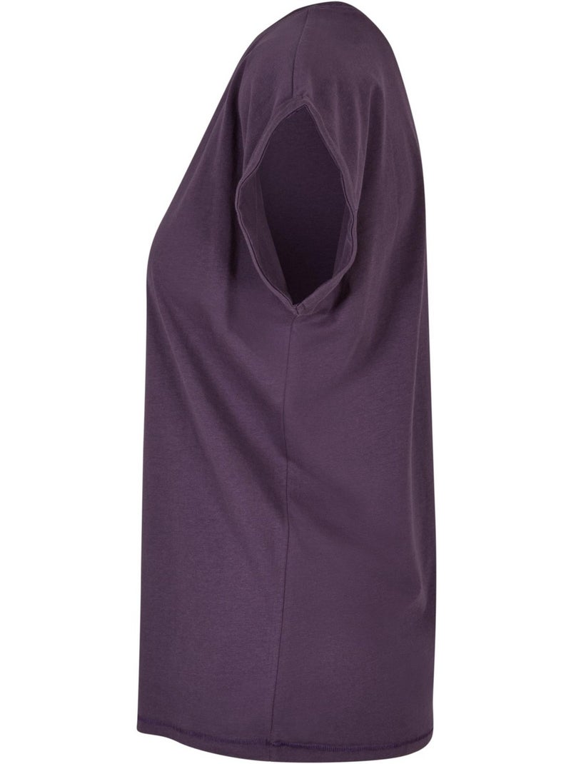 Build Your Brand - Camiseta para Mujer Violeta oscuro - Kiabi