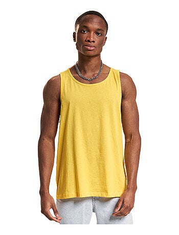 Build Your Brand - Camiseta Sin Mangas Lisos para Hombre