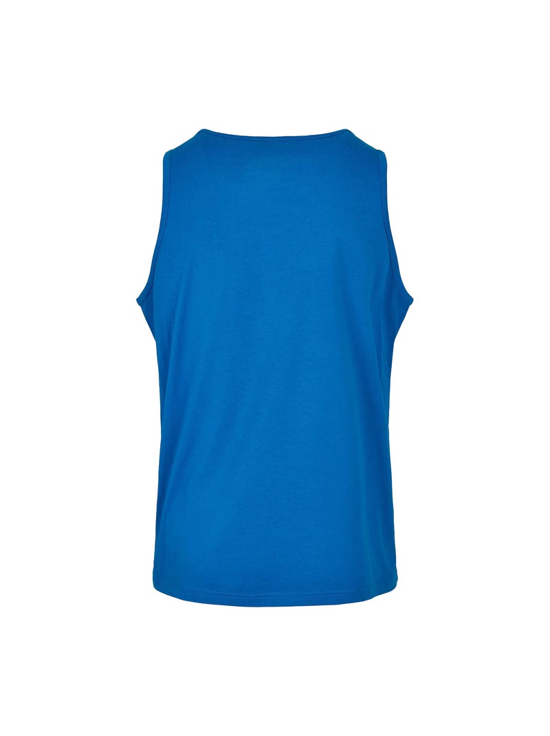 Build Your Brand - Camiseta Sin Mangas Lisos para Hombre Azul cobalto - Kiabi