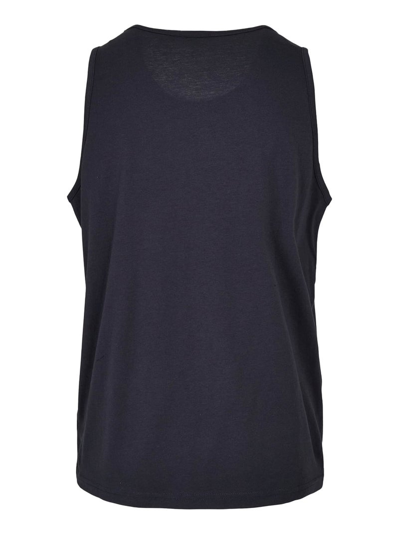 Build Your Brand - Camiseta Sin Mangas Lisos para Hombre Azul marino - Kiabi