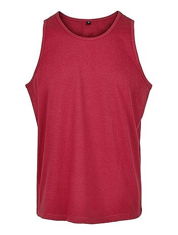 Build Your Brand - Camiseta Sin Mangas Lisos para Hombre