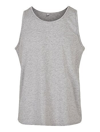 Build Your Brand - Camiseta Sin Mangas Lisos para Hombre