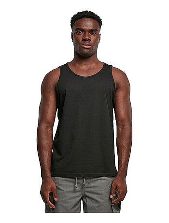 Build Your Brand - Camiseta Sin Mangas Lisos para Hombre